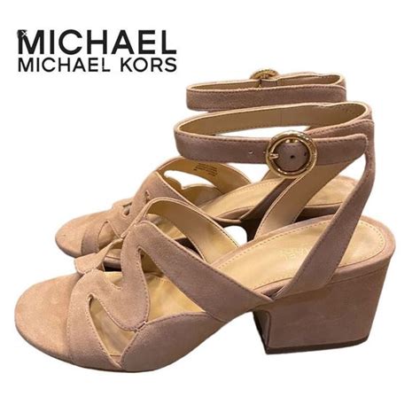 NEW in Box MICHAEL Michael Kors Annalee Mid Suede Heels 